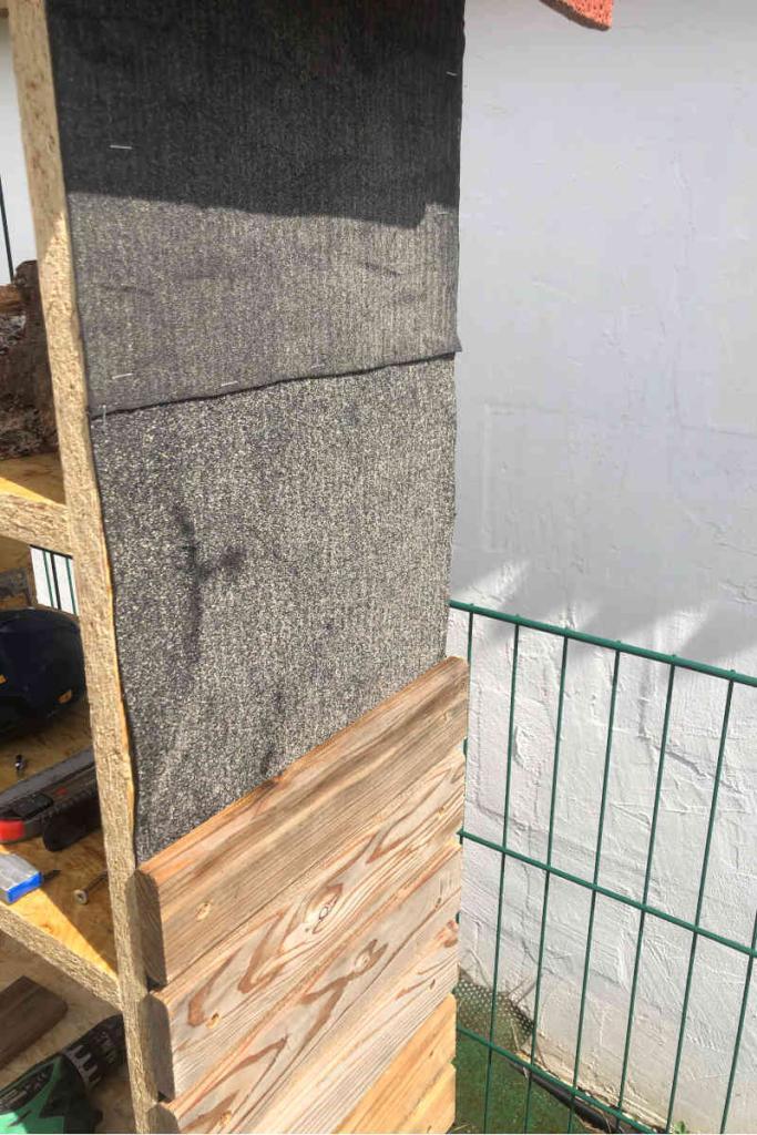 Dachpappe als Holzschutz